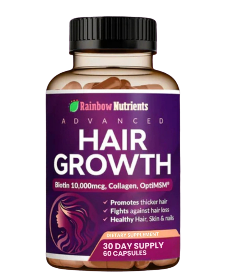 CABELLO MAS FUERTE, UÑAS MAS RESISTENTES, PIEL RADIANTE CON HAIR GROW ADVANCE